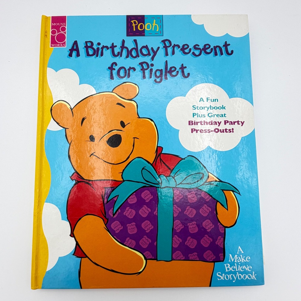 Winnie the Pooh A Birthday Present for Piglet Mouse Works Storybook 1996